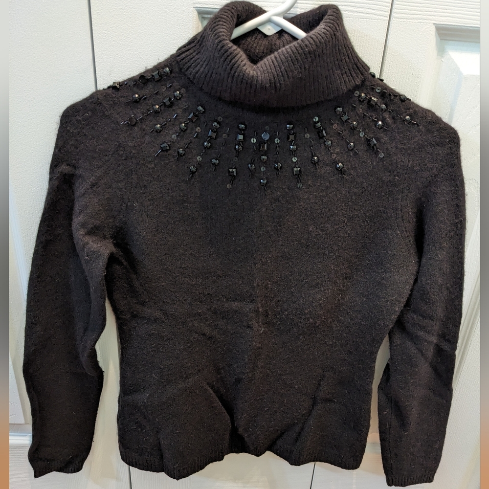 Women's Cashmere Blend Turtle Neck Sweater